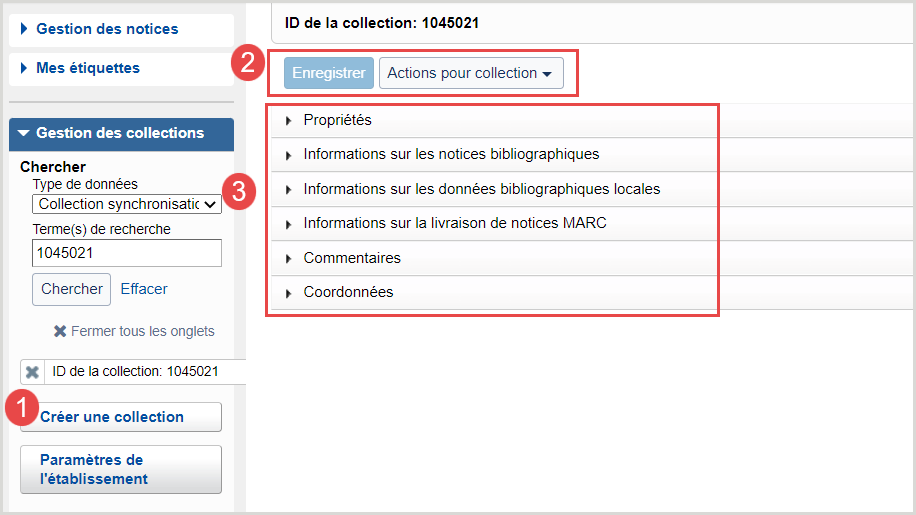 Survol de l'interface de synchronisation de données